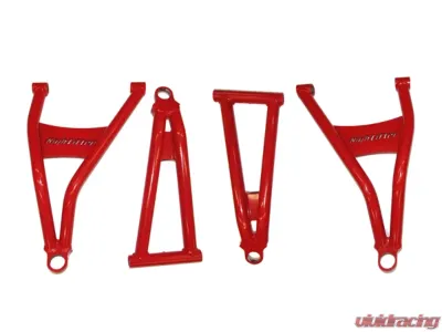 High Lifter Front Forward Upper and Lower Control Arms with Preinstalled Ball Joints Red Honda Pioneer 1000 16-21 - 79-12403